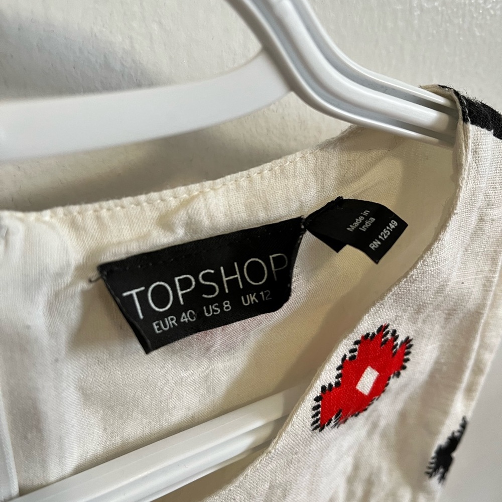Aztec pattern TOPSHOP Mini Dress - Picture 5 of 14